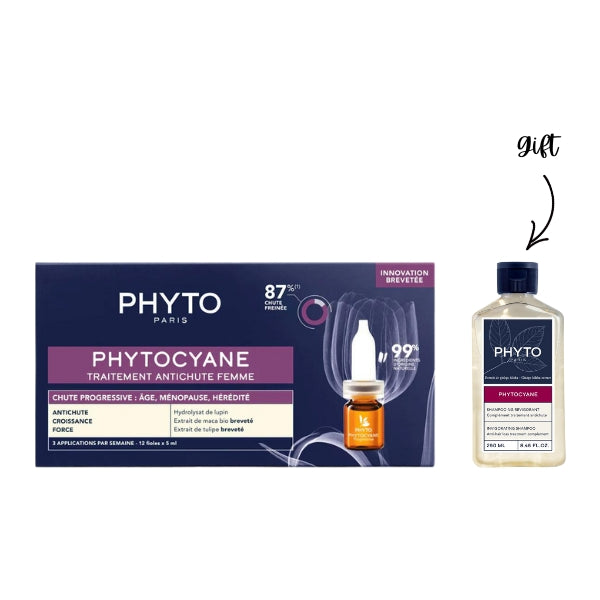 Phyto Phytocyane Progressive Women + FREE Phytocyane Women Shampoo | Loolia Closet