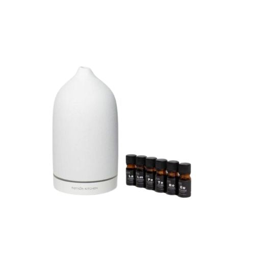 Potion Kitchen-Aura Essential Oil Aroma Diffuser-Sea Salt White