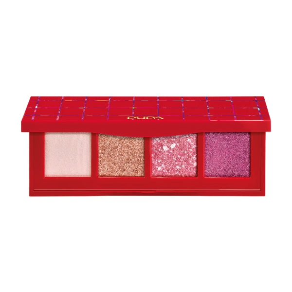 Pupa - Holiday Land Eyes Palette - 001 Eccentric Pink