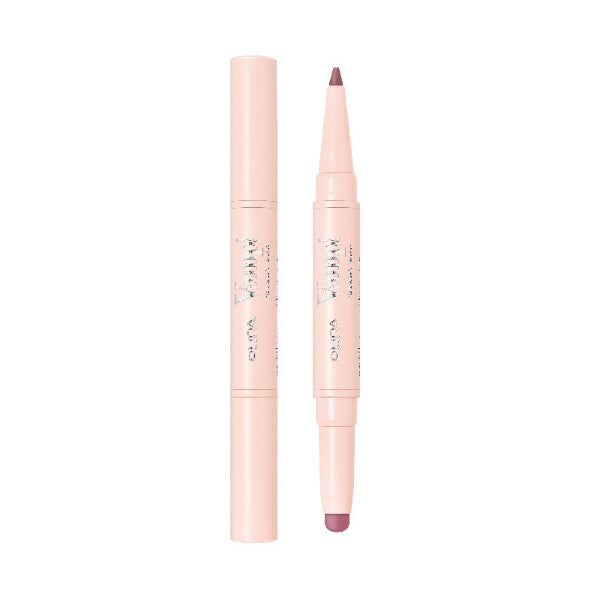 Pupa - Vamp! Creamy Duo Unconventional Contouring Lip Pencil & Bright Lipstick - Nude 