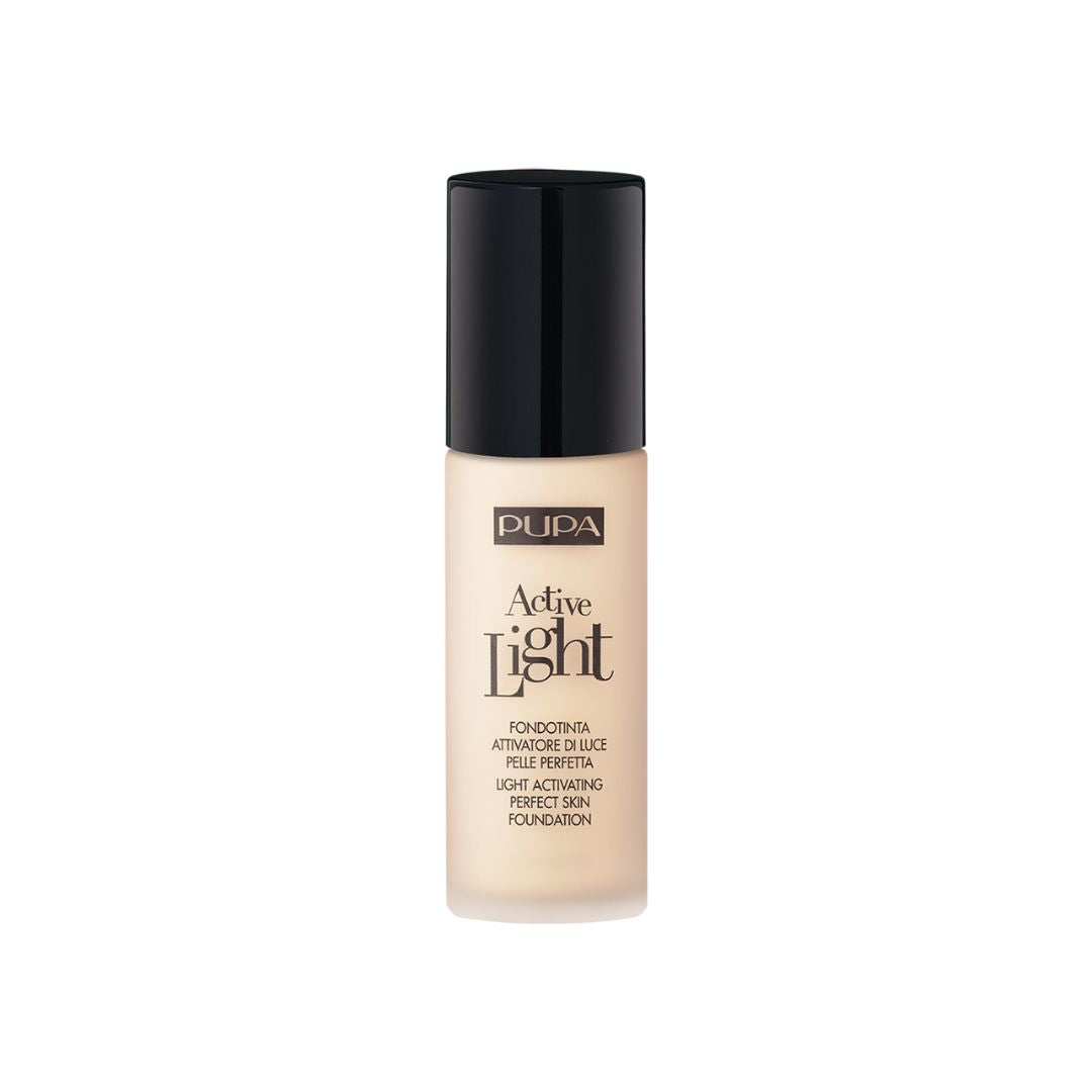 Pupa Milano Active Light foundation luminous satin finish SPF oil free fluid foundation