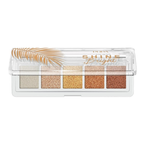 Pupa Shine Bright Eyeshadow Palette Sunny Gold