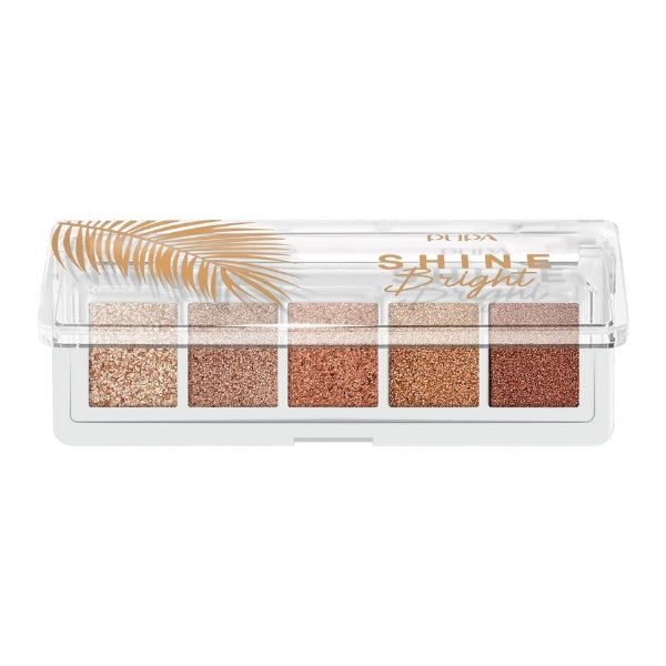 Pupa Shine Bright Eyeshadow Palette Sunset Gold