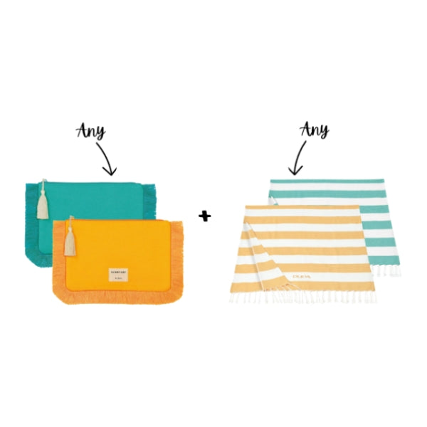 Pupa Solaire Pouch + Towel | Loolia Closet