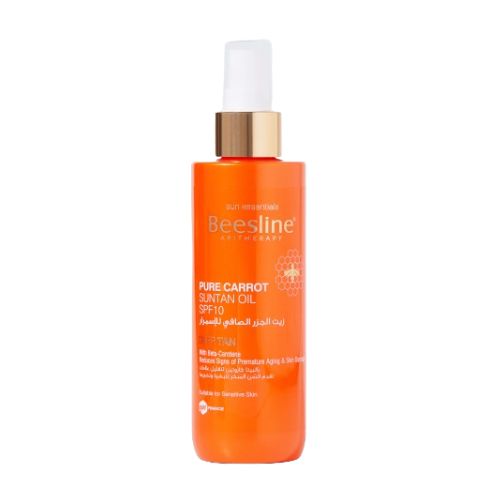 Beesline Pure Carrot Suntan Oil SPF 10 200 mL | Loolia Closet