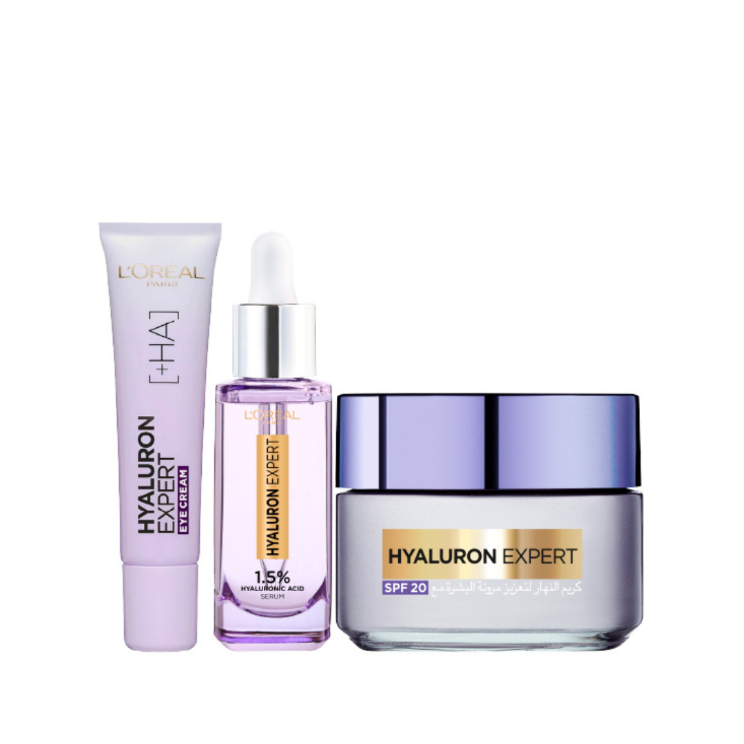 Hyaluron Expert Eye Cream 15 ML + Serum 30 ML + Day Cream 50 ML At 25% OFF