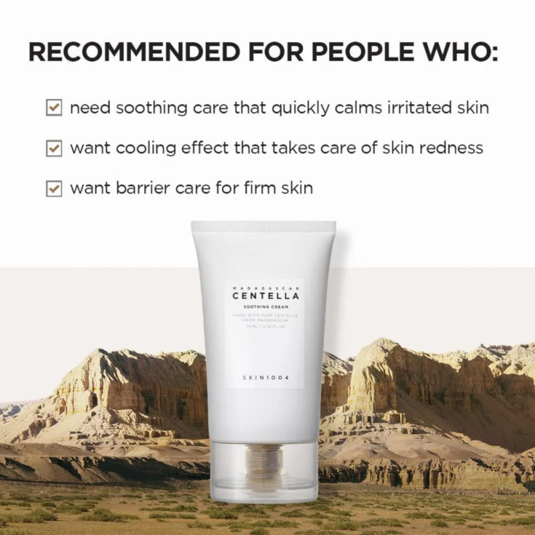 SKIN1004 Madagascar Centella Soothing Cream 75ML