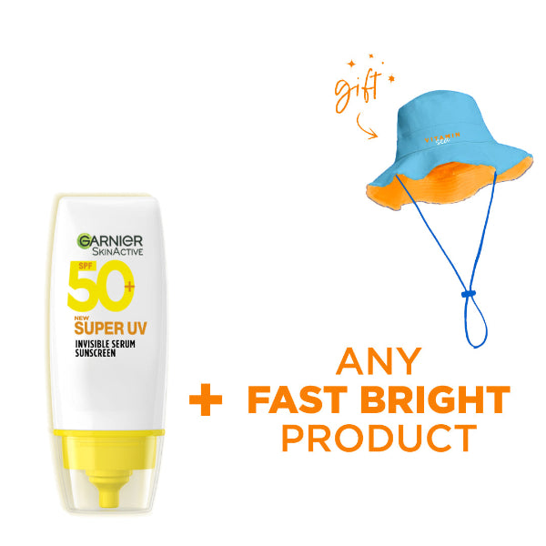 Super UV Sunscreen + Any Fast Bright Product + FREE  Beach Hat