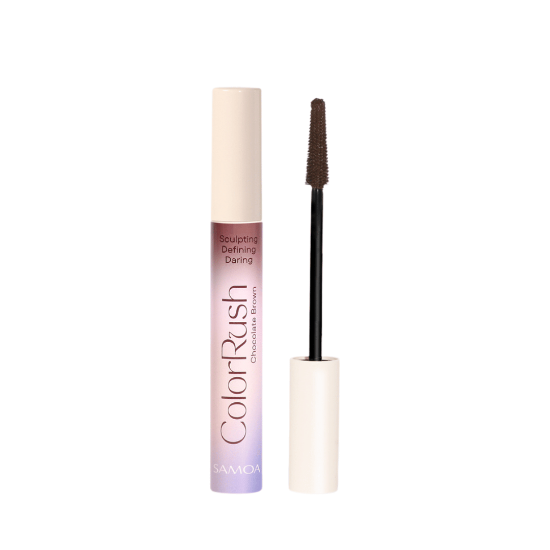 Samoa Cosmetics ColorRush Chocolate Brown Defining Mascara for volumized, lengthened and defined lashes