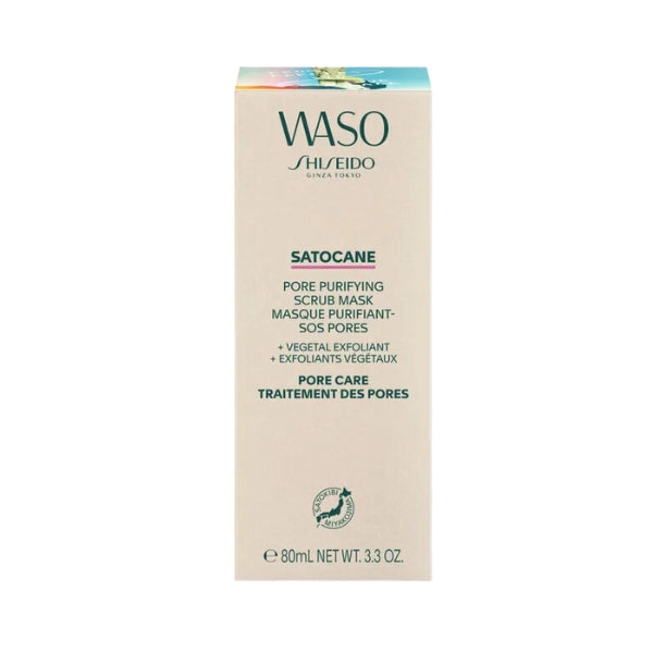 Shiseido Waso Satocane Pore Purify Scrub Mask Box