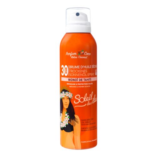 Soleil Des lles - Brume D'huile Sèche SPF 30 - Parfum Des Iles Bronzage