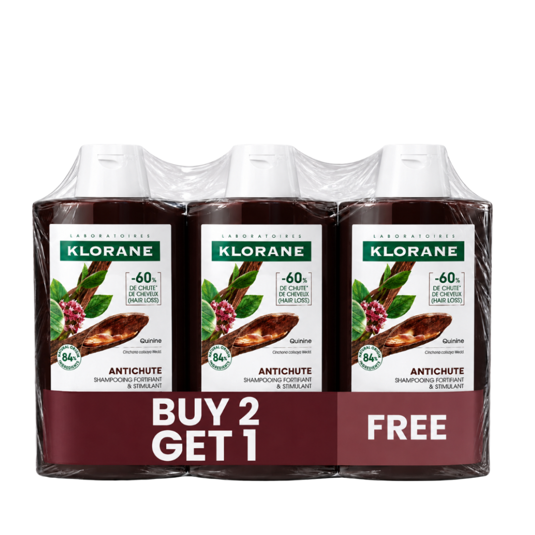 Buy Two Get One Klorane Fortifying Quinine Shampoo 400ml