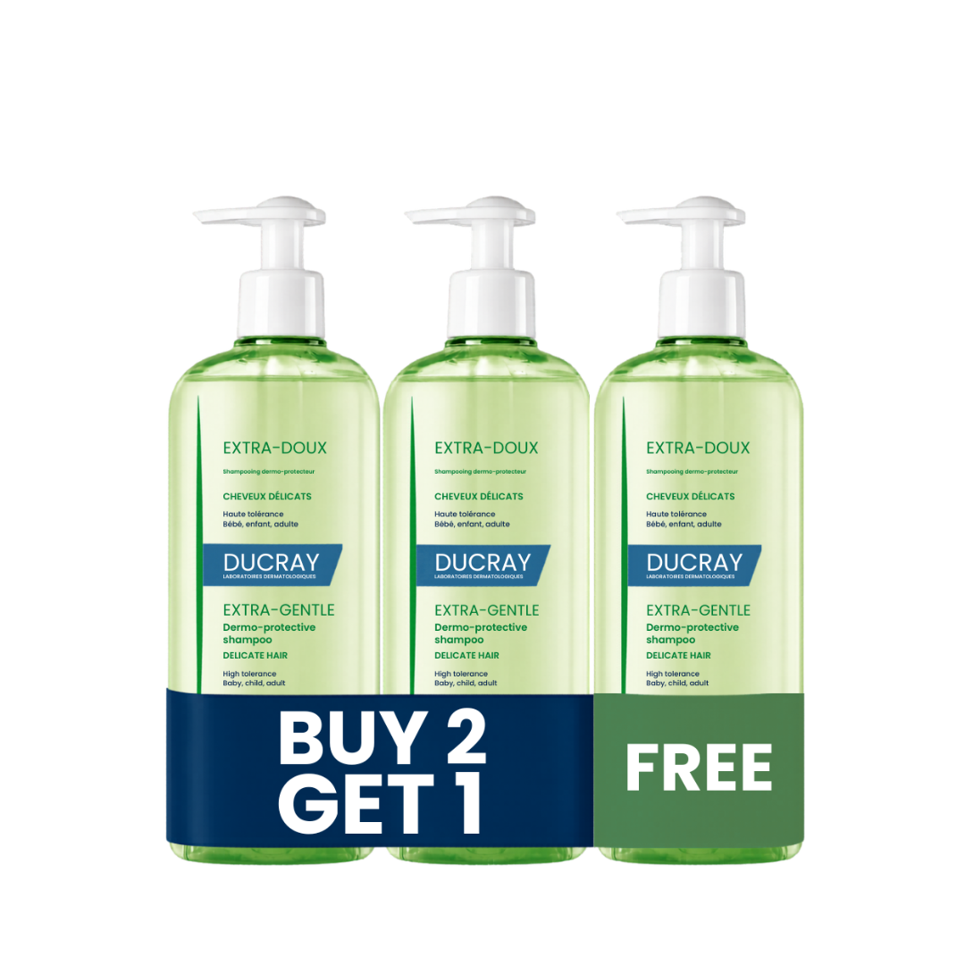 Buy Two Get One Ducray Extra-Gentle Dermo-protective shampoo 400ml