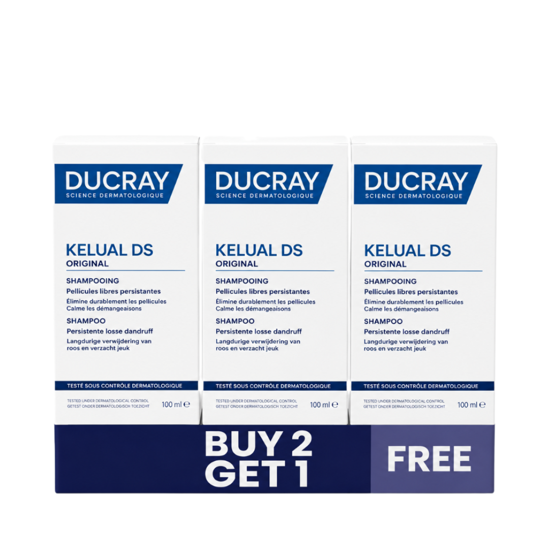 Buy Two Get One Kelual DS Anti-dandruff treatment shampoo 100ml