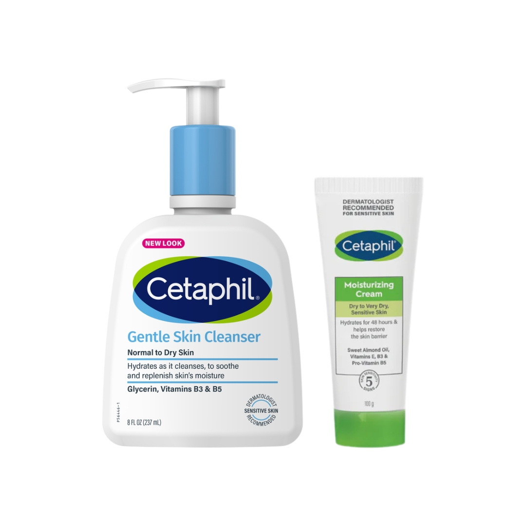 Gentle Skin Cleanser 236 ML + FREE Moisturizing Cream 100g