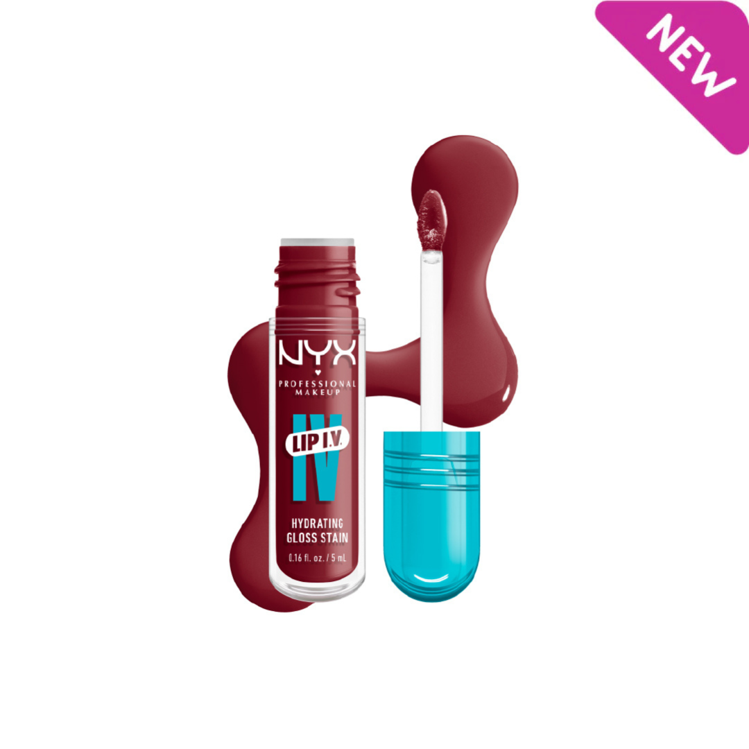 Lip IV Hydrating Gloss Stain, Lip Gloss, Up to 12HR Hydration