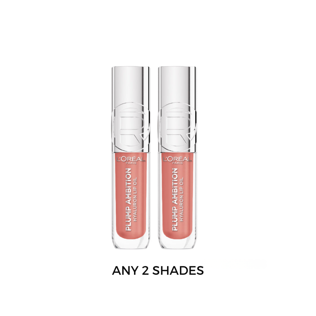 L'Oréal Paris Hyaluron Lip Oil Duo 24H Hydration Bundle