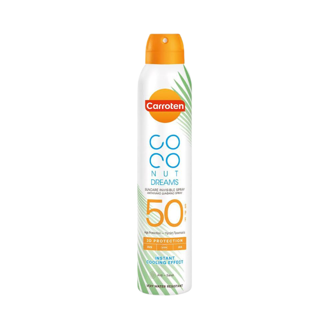 Coconut Dreams Suncare Invisible Spray SPF50, 200 mL