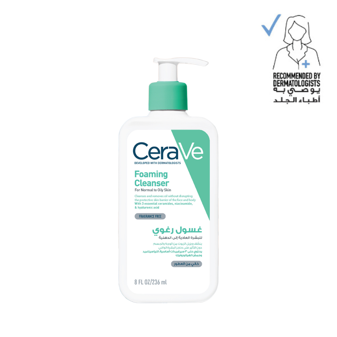 Foaming Cleanser for Normal to Oily Skin with Hyaluronic Acid