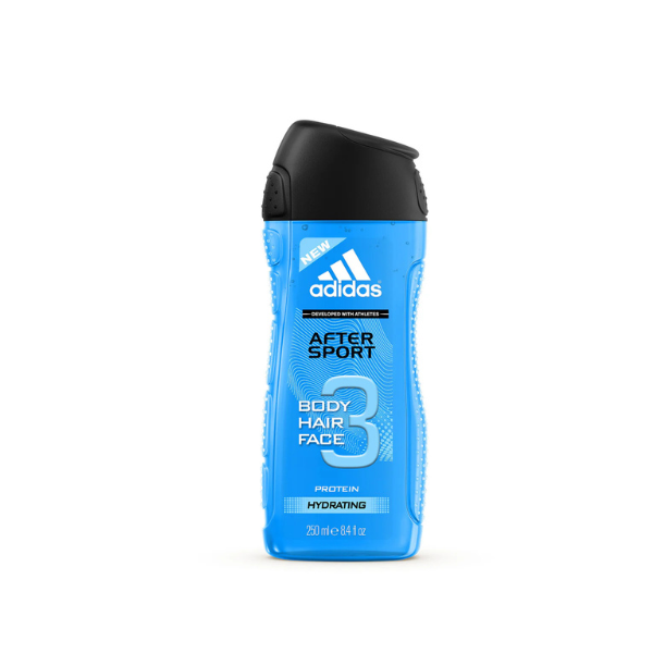 Adidas 3 in 1 After Sport Shower Gel for Men- 250 ML