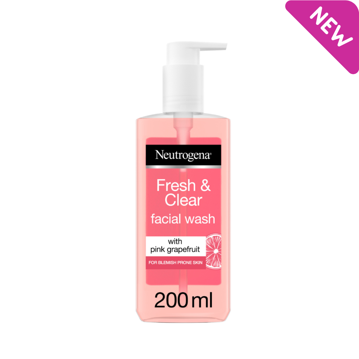 Fresh & Clear Facial Wash, Pink Grapefruit & Vitamin C