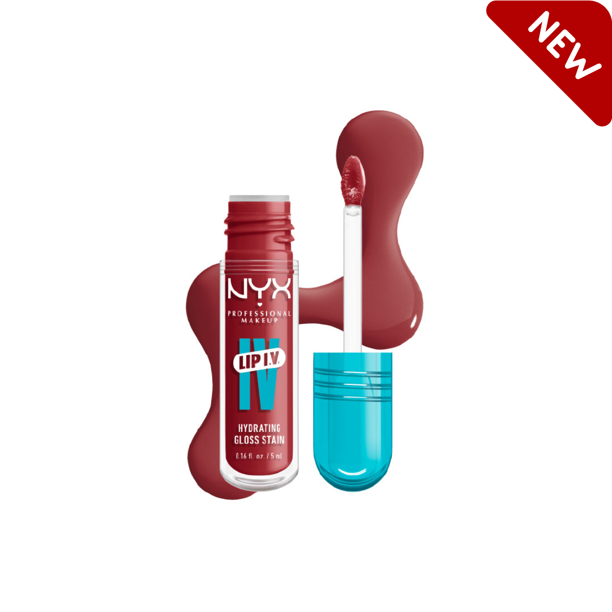 Lip IV Hydrating Gloss Stain, Lip Gloss, Up to 12HR Hydration