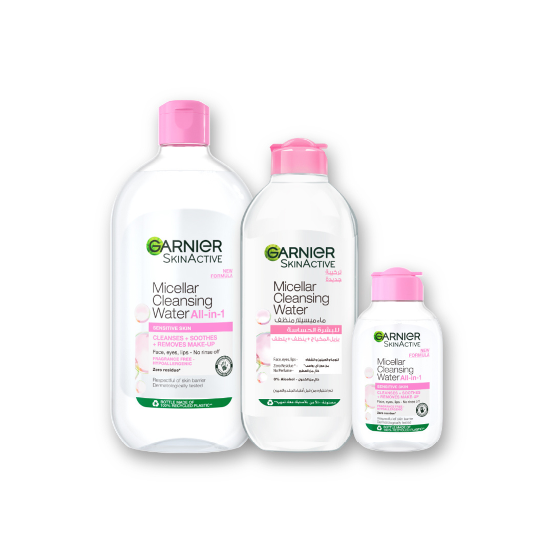 Micellar Water Facial Cleanser 700ML + 400ML + 100ML At 20% OFF