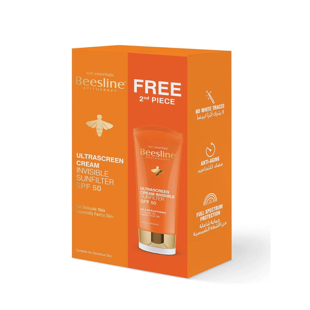 2x Ultrascreen Cream Invisible Sunfilter SPF 50 - 2 x 60mL