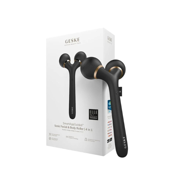 Geske Sonic Facial & Body Roller | 4 in 1- Gray