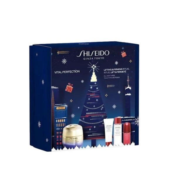 Shiseido Vital Perfection Uplifting & Firming Cream Holiday Kit | Loolia Closet