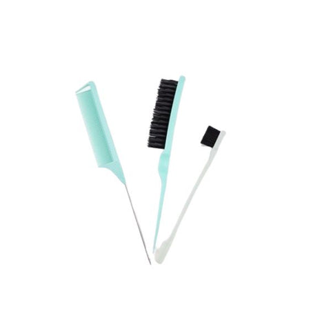 Gift From Loolia Closet: Green Set of 3 Sleek Look Hairstyling Brushes