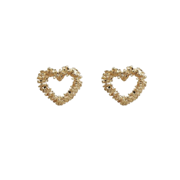 Gift From Loolia Closet: Golden Heart Earrings
