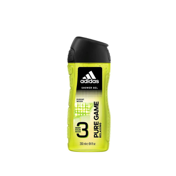 Adidas New 3 in 1 Pure Game Shower Gel- 250 ML