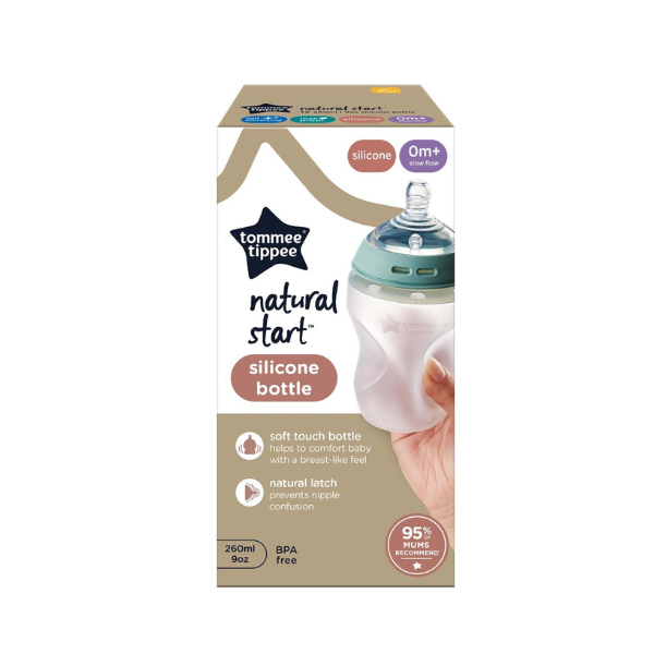 Baby Bottles, Natural Start Anti-Colic Baby Bottle with Slow Flow Breast-Like Teat