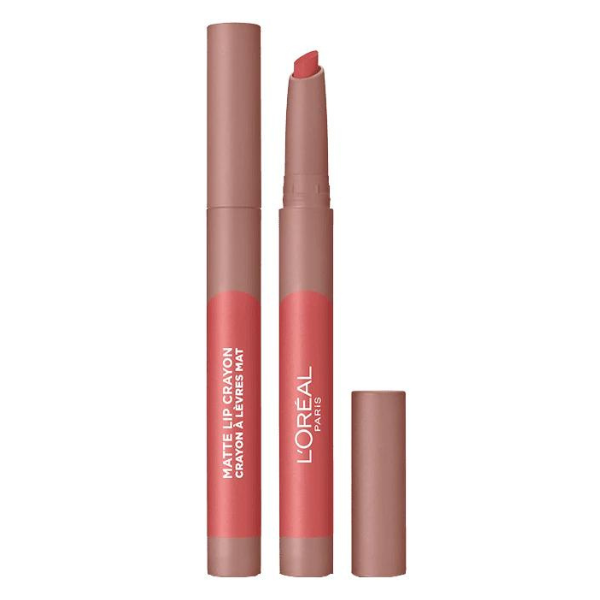 L'Oréal Paris Matte Lip Crayon, Lasting Wear, Smudge Resistant | Loolia Closet