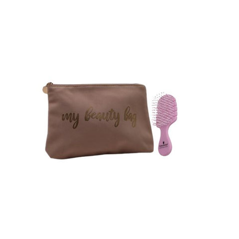 Gift From Loolia Closet: My Beauty Bag Pouch With A Mini Detangler Brush