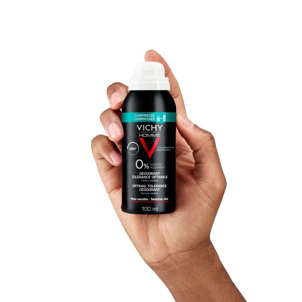 Vichy - 48 Hour Anti-Perspirant Optimal Tolerance Deodorant Spray for Men 125ml