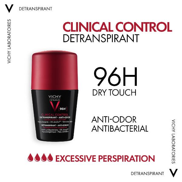 Vichy - 96 Hour Clinical Control Deodorant for Men