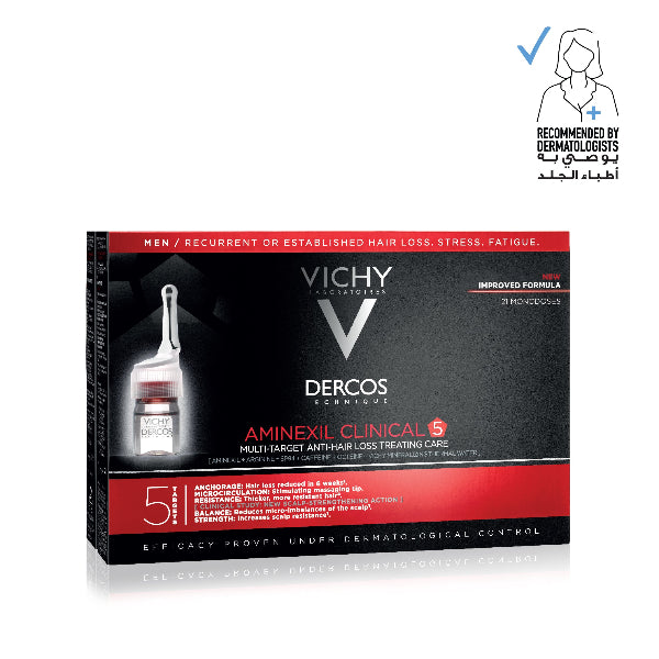 Vichy - Dercos Aminexil Clinical 5 Anti-Hair Fall Treatment for Men
