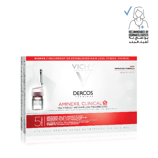 Vichy - Dercos Aminexil Clinical 5 Anti-Hair Fall Treatment for Women