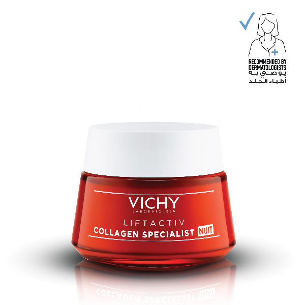 Vichy - Liftactiv Collagen Specialist Night Cream Anti Aging Face Moisturizer 50ml