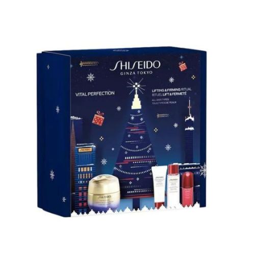 Shiseido Vital Perfection Uplifting & Firming Cream Holiday Kit | Loolia Closet