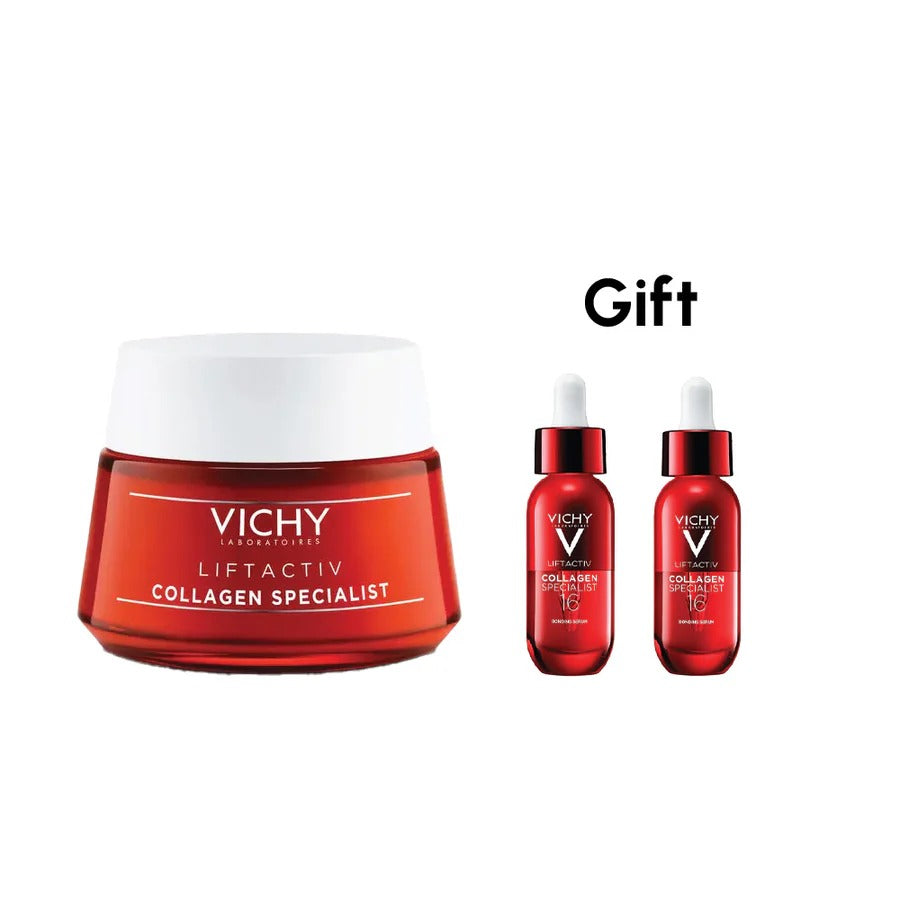 Liftactiv Collagen Specialist Day Cream + 2x FREE Serum