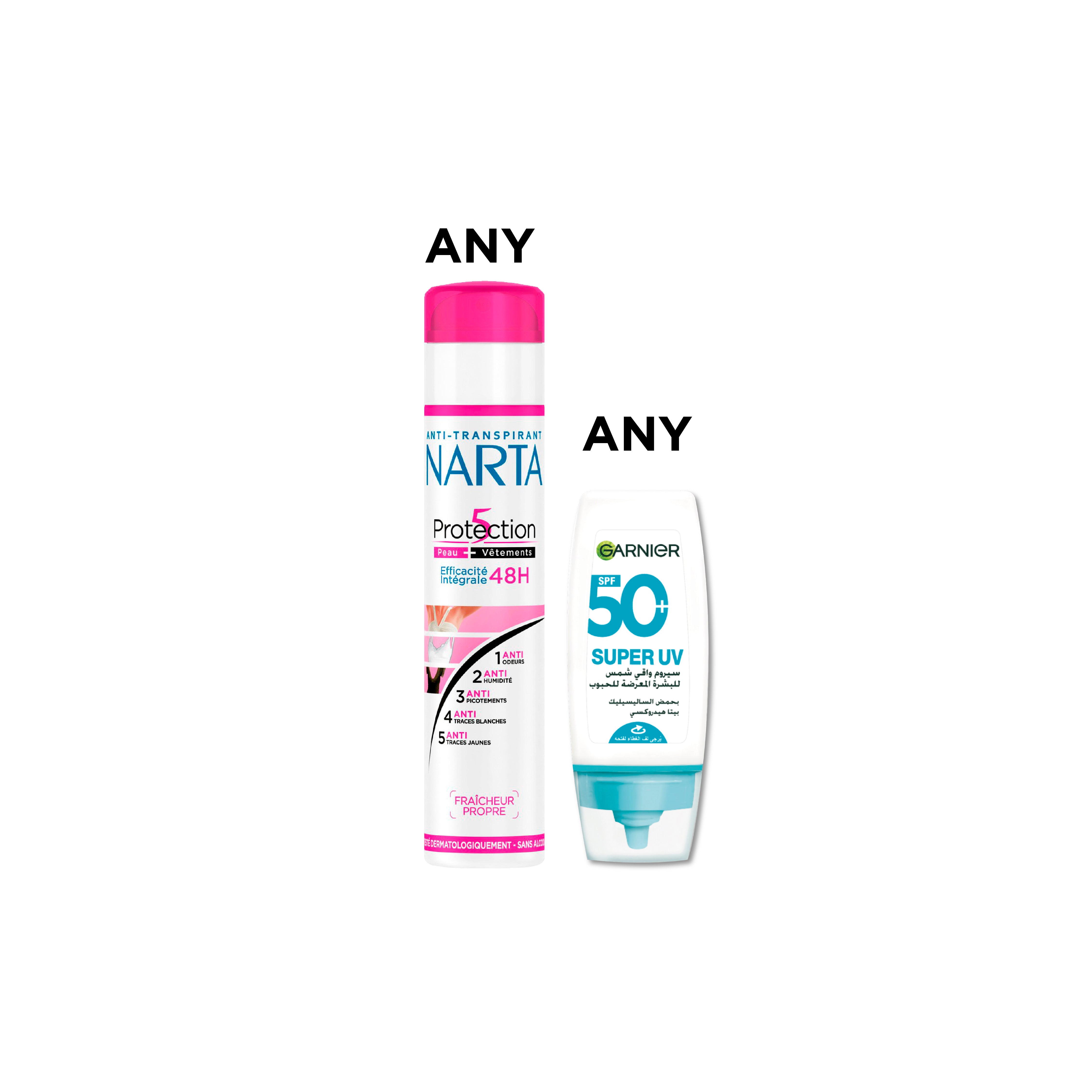 Narta Deodorant Spray + Super UV At 20% OFF
