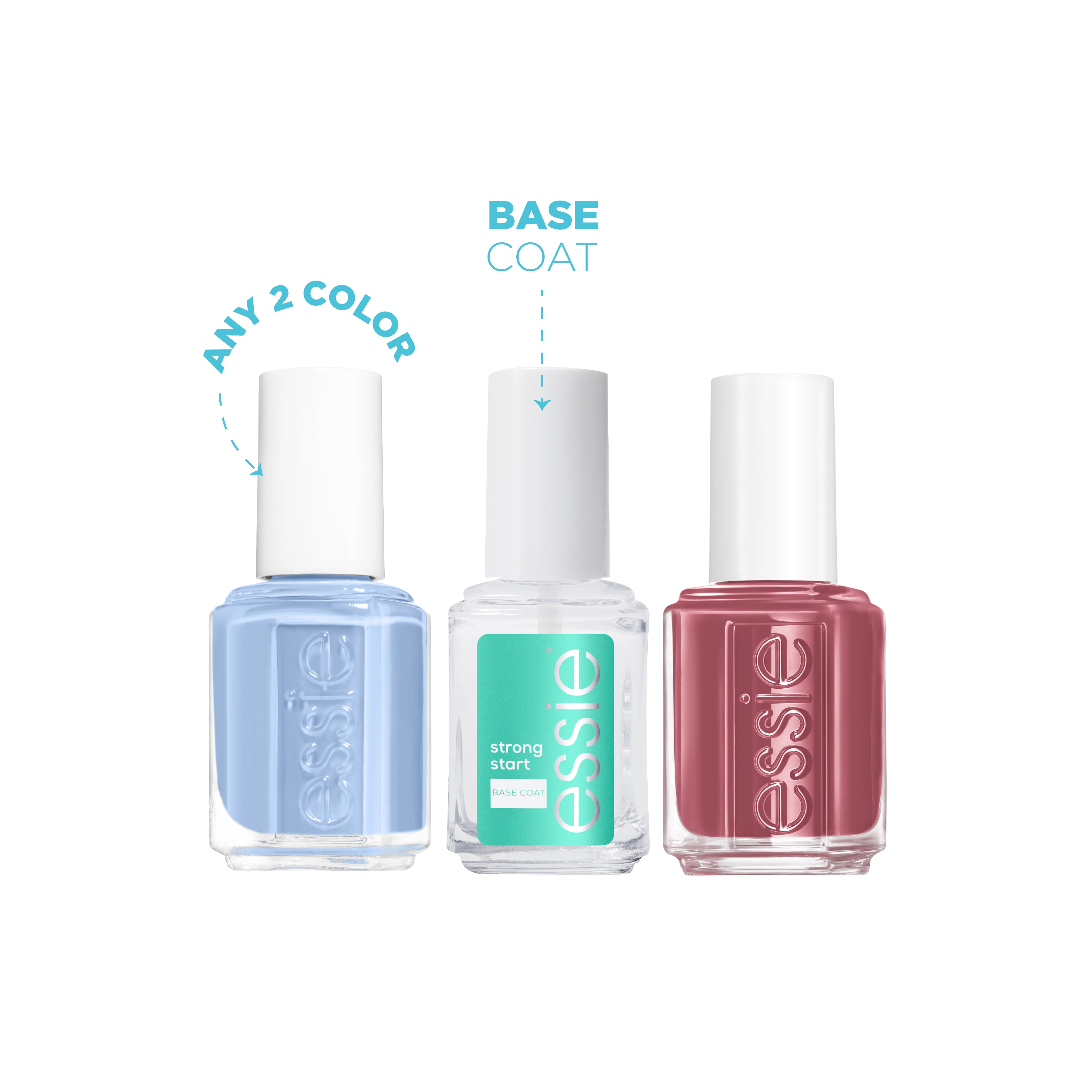 2x Essie Color + Base Coat At 30% OFF
