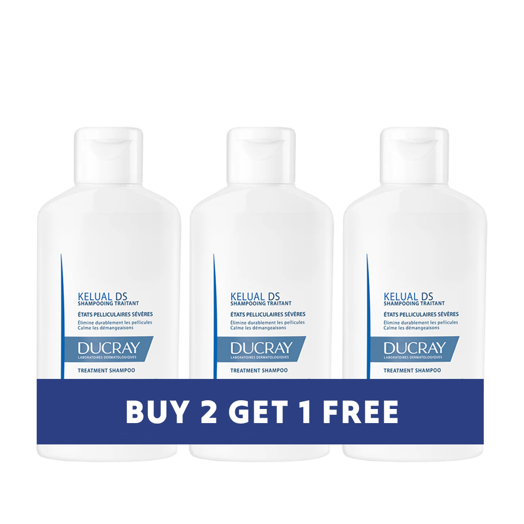 Buy Two Get One Kelual DS Anti-dandruff treatment shampoo 100ml