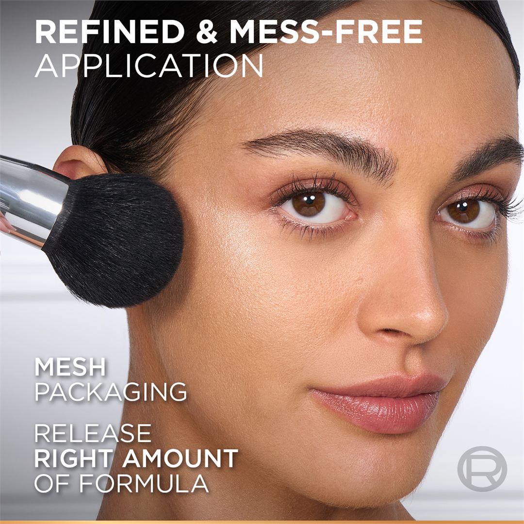 Infaillible 24H Power Glow Loose Powder in Mesh, Pore Blurring, Radiant Glow, and Hydrating Formula 9.5g