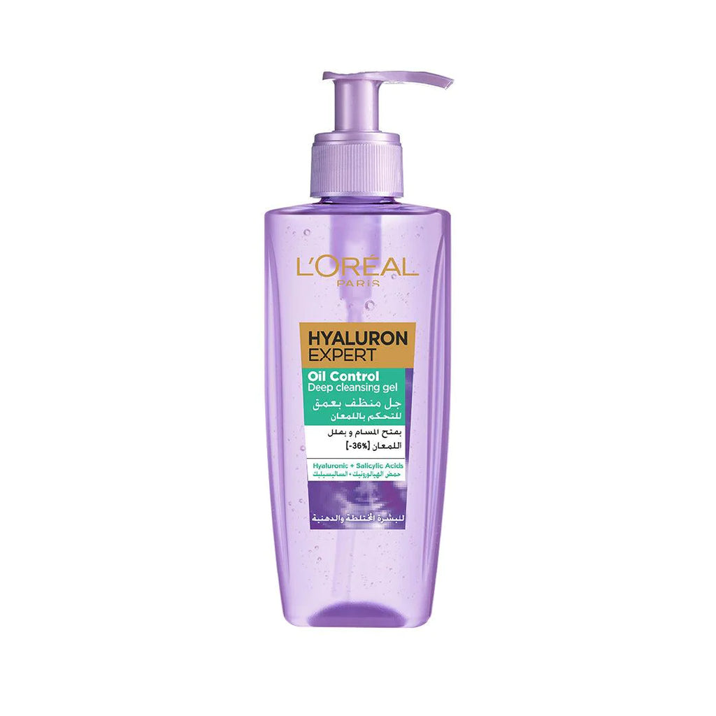 L'Oréal Paris Hyaluron Expert Oil Control Deep Cleansing Gel | Loolia Closet