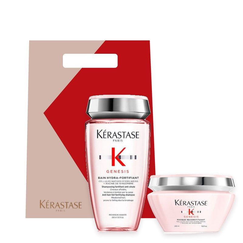 Kérastase ritual gift set: Genesis Bain Hydra-Fortifiant + Genesis Masque Reconstituant