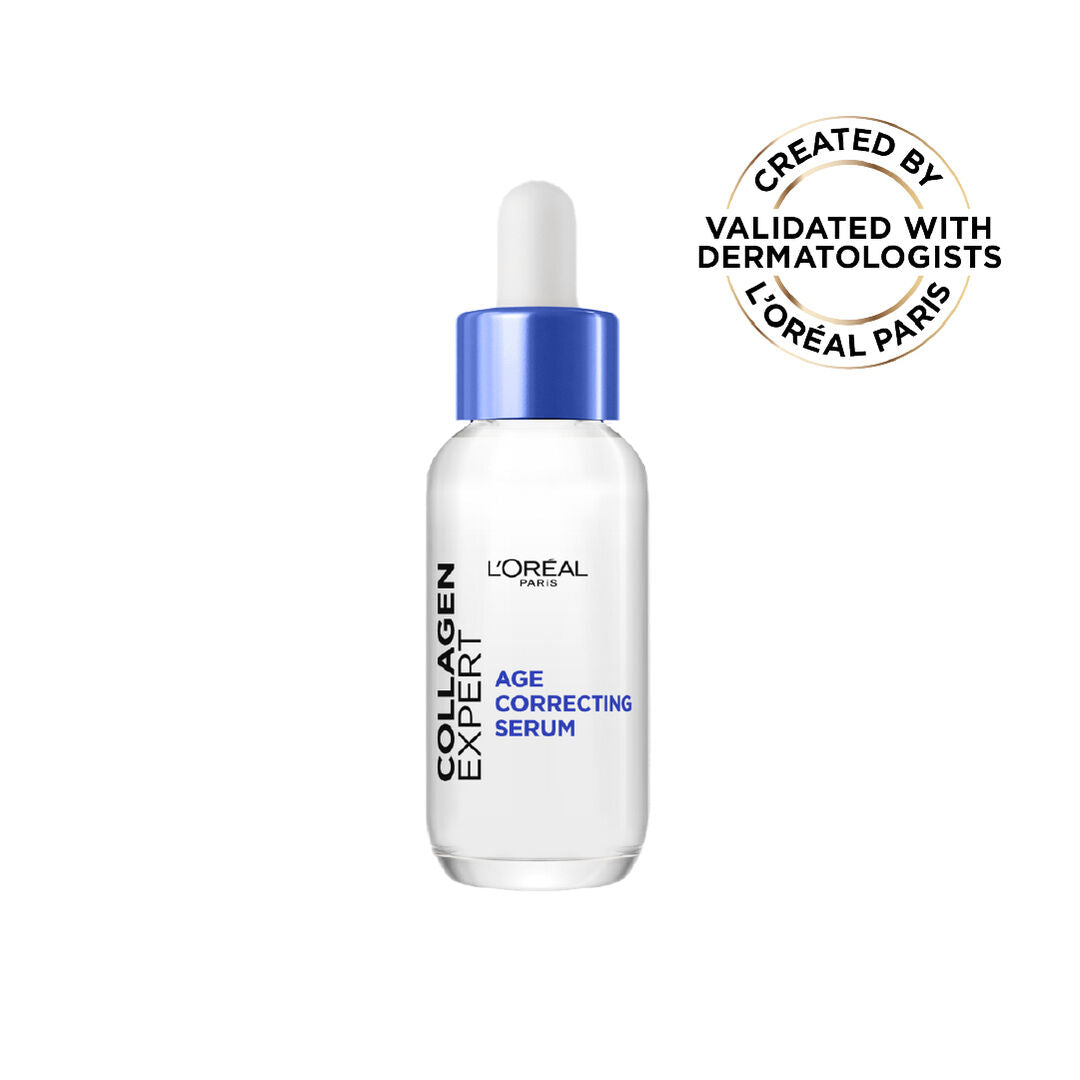 L’Oréal Collagen Expert serum 30ml with collagen peptides and glycerin for firming and hydration